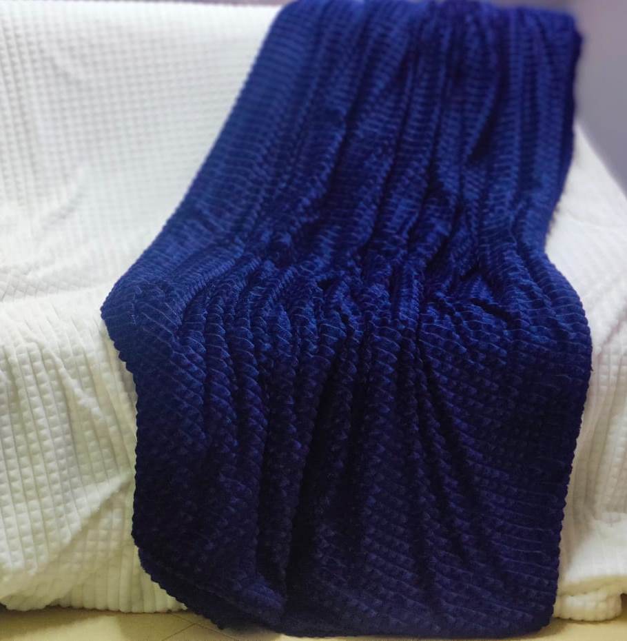 Blue Ultra-Soft Sherpa Blanket