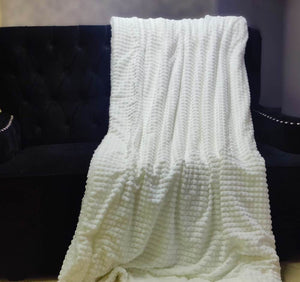 White Ultra-Soft Sherpa Blanket