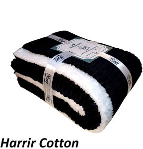 Black Ultra-Soft Sherpa Blanket