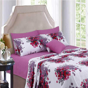 Carnation Pink Polycotton Bedsheet